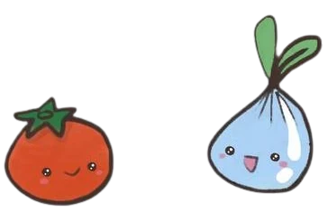 Tomy the tomato and Sprowt the sprout, the indoorGreens characters